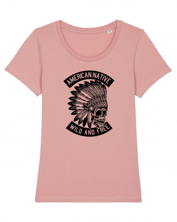 American Native Skull Black Canyon Pink