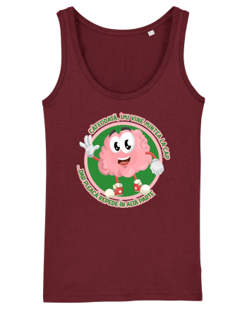 Mintea la cap Burgundy