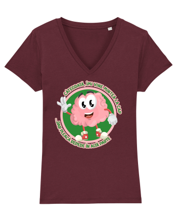 Mintea la cap Burgundy
