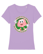 Mintea la cap Tricou mânecă scurtă guler larg fitted Damă Expresser