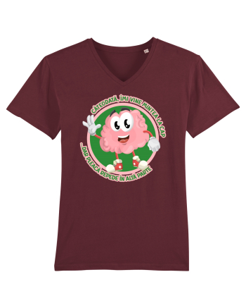 Mintea la cap Burgundy