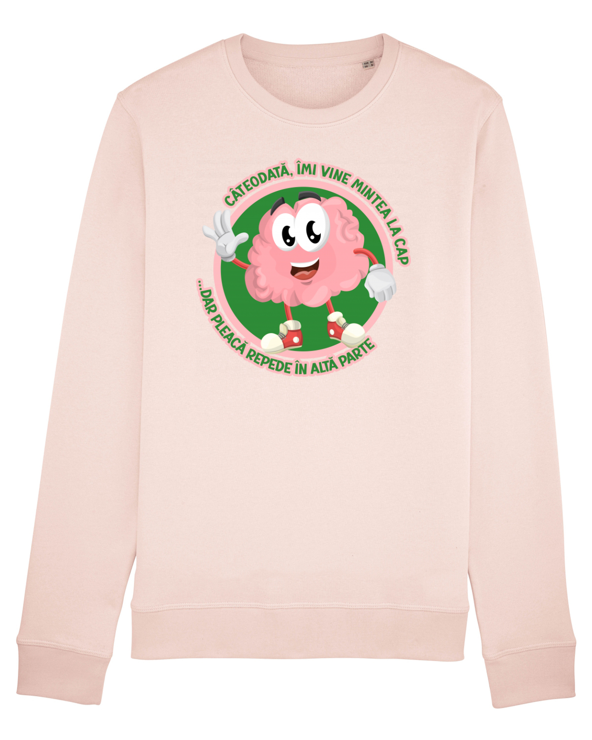 Bluză mânecă lungă Unisex Rise Candy Pink