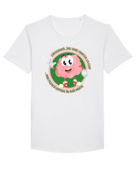 Mintea la cap Tricou mânecă scurtă guler larg Bărbat Skater