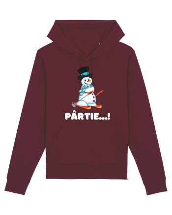 Pârtie... schior Incepător! Feriți-vă! Burgundy