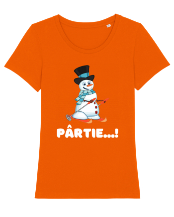 Pârtie... schior Incepător! Feriți-vă! Bright Orange