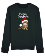 Merry Christmas...? Nu... Meowy Christmas!! Bluză mânecă lungă Unisex Rise