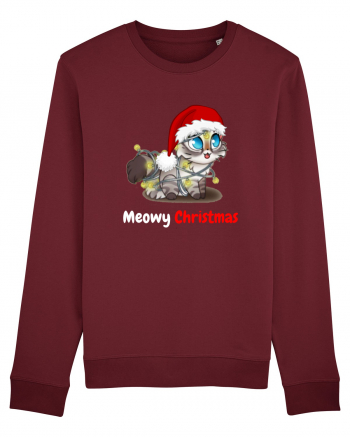 Merry Christmas...? Nu... Meowy Christmas! Burgundy