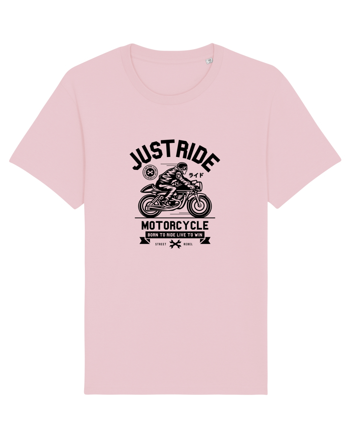 Tricou mânecă scurtă Unisex Rocker Cotton Pink