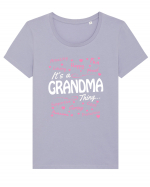 GRANDMA Tricou mânecă scurtă guler larg fitted Damă Expresser