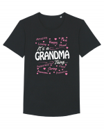 GRANDMA Tricou mânecă scurtă guler larg Bărbat Skater