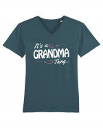 GRANDMA Tricou mânecă scurtă guler V Bărbat Presenter