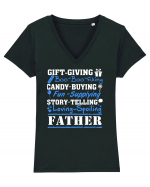 FATHER Tricou mânecă scurtă guler V Damă Evoker