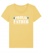 FATHER Tricou mânecă scurtă guler larg fitted Damă Expresser