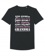 GRANDMA Tricou mânecă scurtă guler larg Bărbat Skater