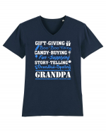 Grandpa Tricou mânecă scurtă guler V Bărbat Presenter