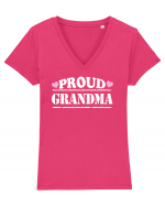 GRANDMA Tricou mânecă scurtă guler V Damă Evoker