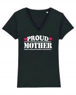 MOM Tricou mânecă scurtă guler V Damă Evoker