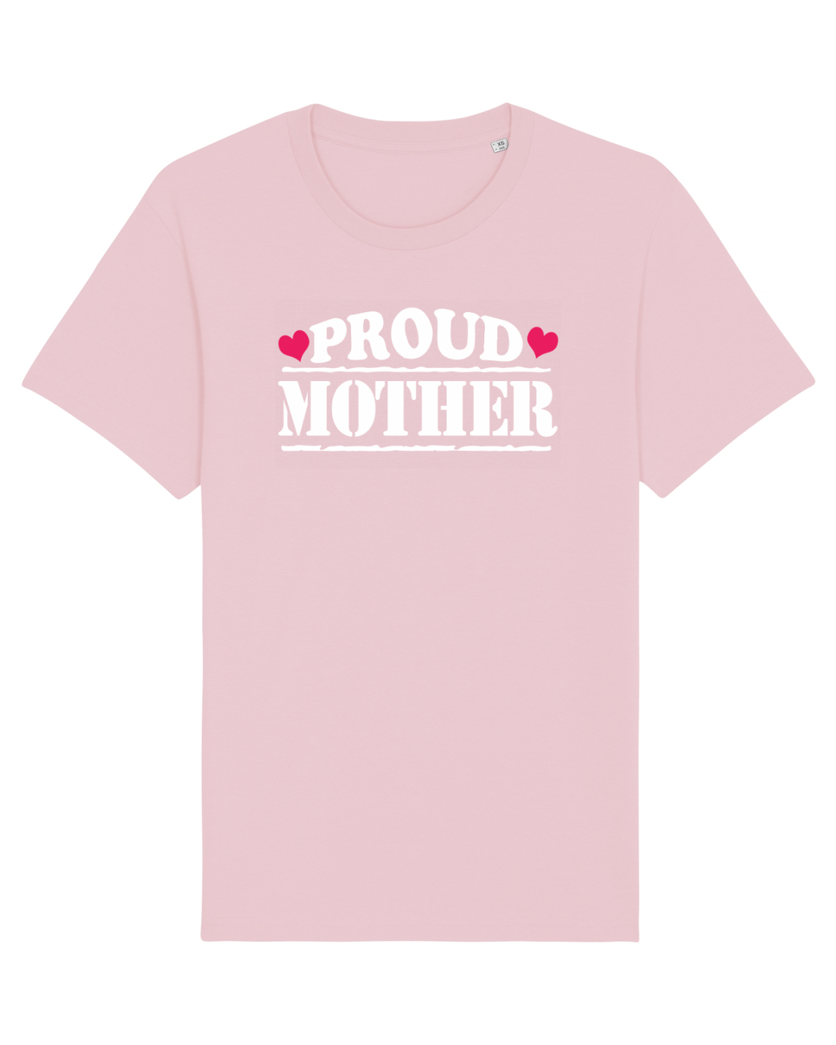 Tricou mânecă scurtă Unisex Rocker Cotton Pink