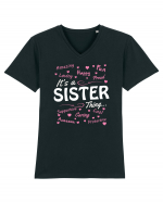 SISTER Tricou mânecă scurtă guler V Bărbat Presenter