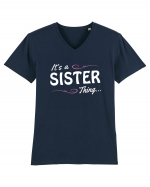 SISTER Tricou mânecă scurtă guler V Bărbat Presenter