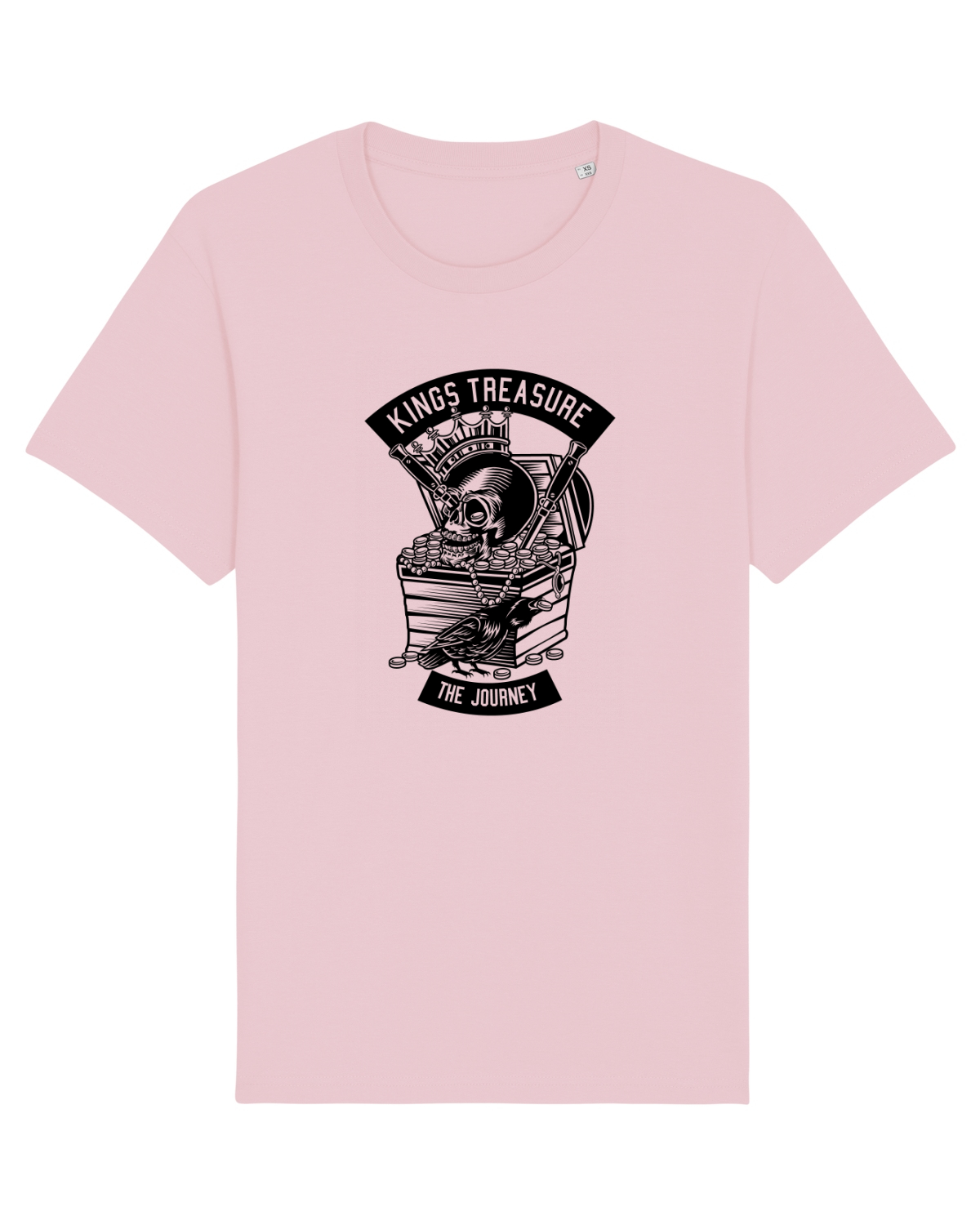 Tricou mânecă scurtă Unisex Rocker Cotton Pink