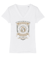 POMPIER Tricou mânecă scurtă guler V Damă Evoker