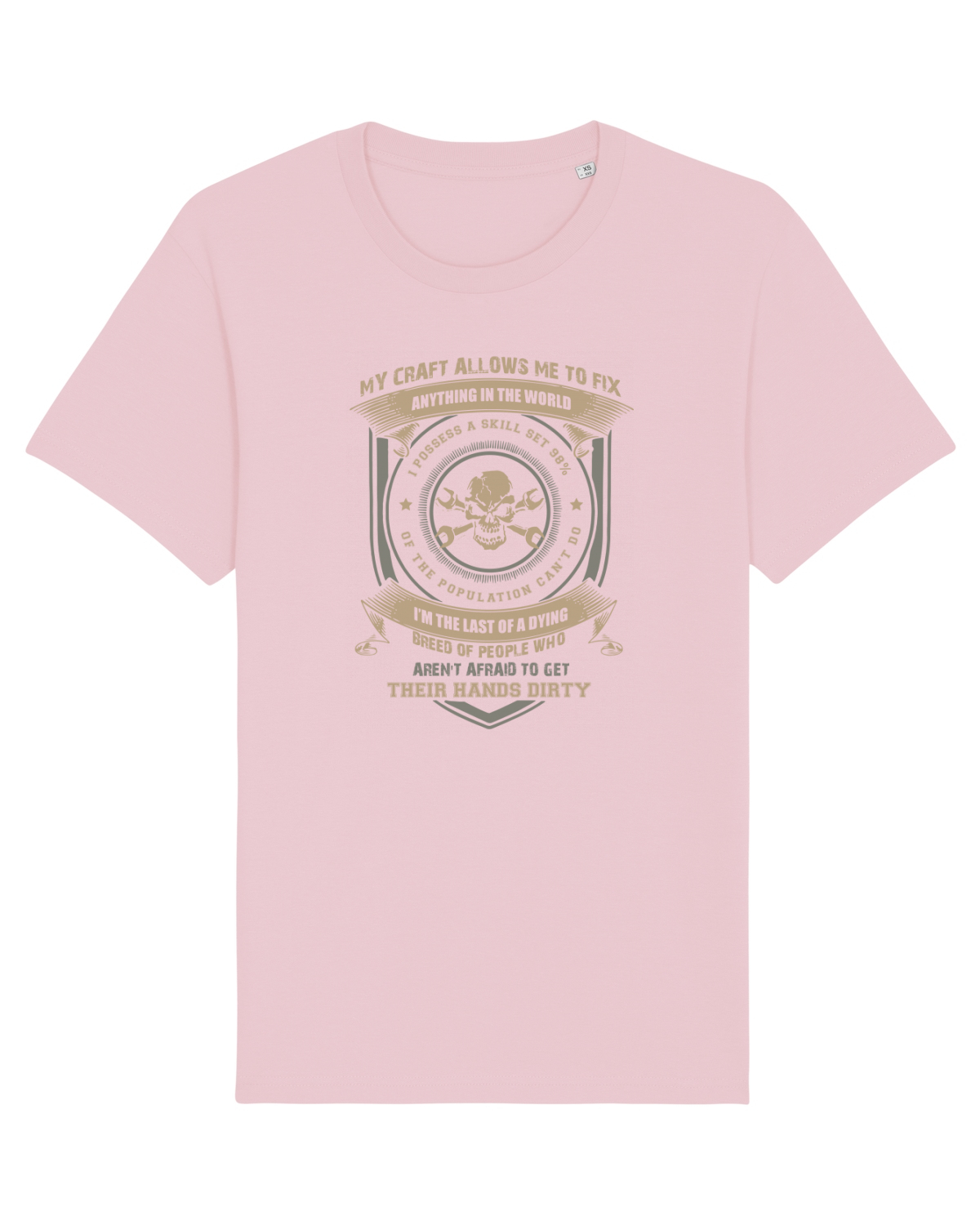 Tricou mânecă scurtă Unisex Rocker Cotton Pink