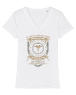 MEDICINA Tricou mânecă scurtă guler V Damă Evoker