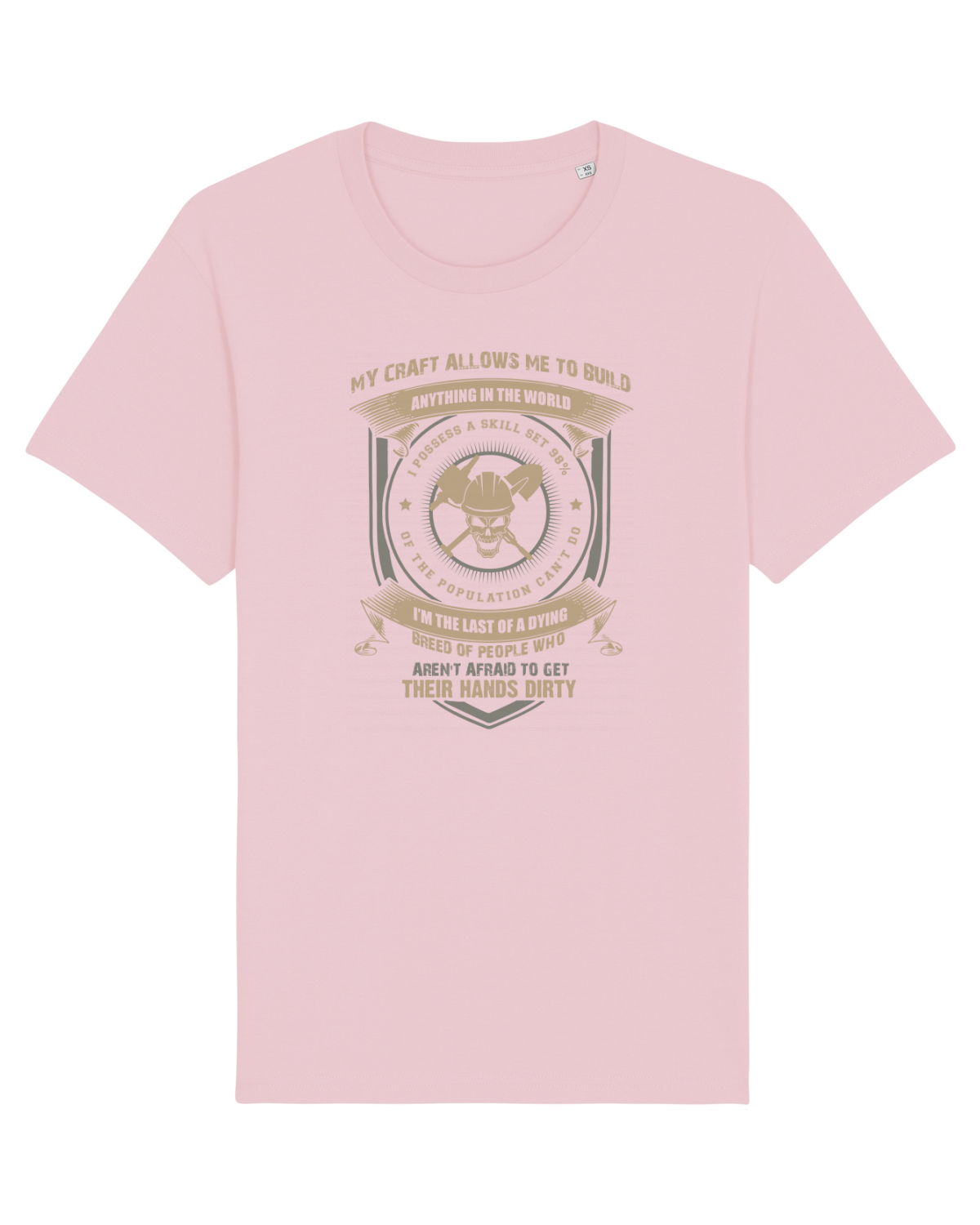 Tricou mânecă scurtă Unisex Rocker Cotton Pink