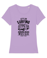 Go Surfing Okinawa Black Tricou mânecă scurtă guler larg fitted Damă Expresser