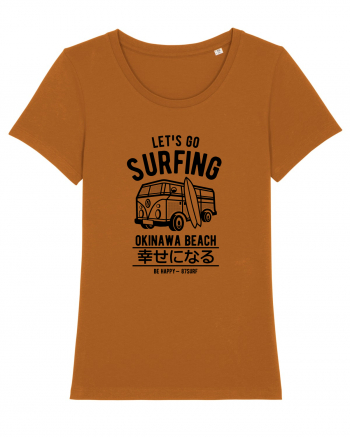 Go Surfing Okinawa Black Roasted Orange