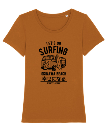 Go Surfing Okinawa Black Roasted Orange