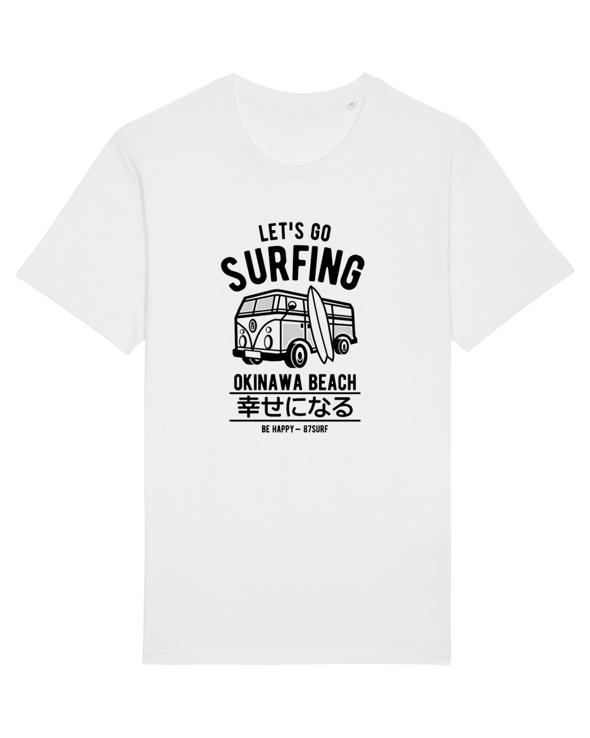 Tricou mânecă scurtă Unisex Rocker White