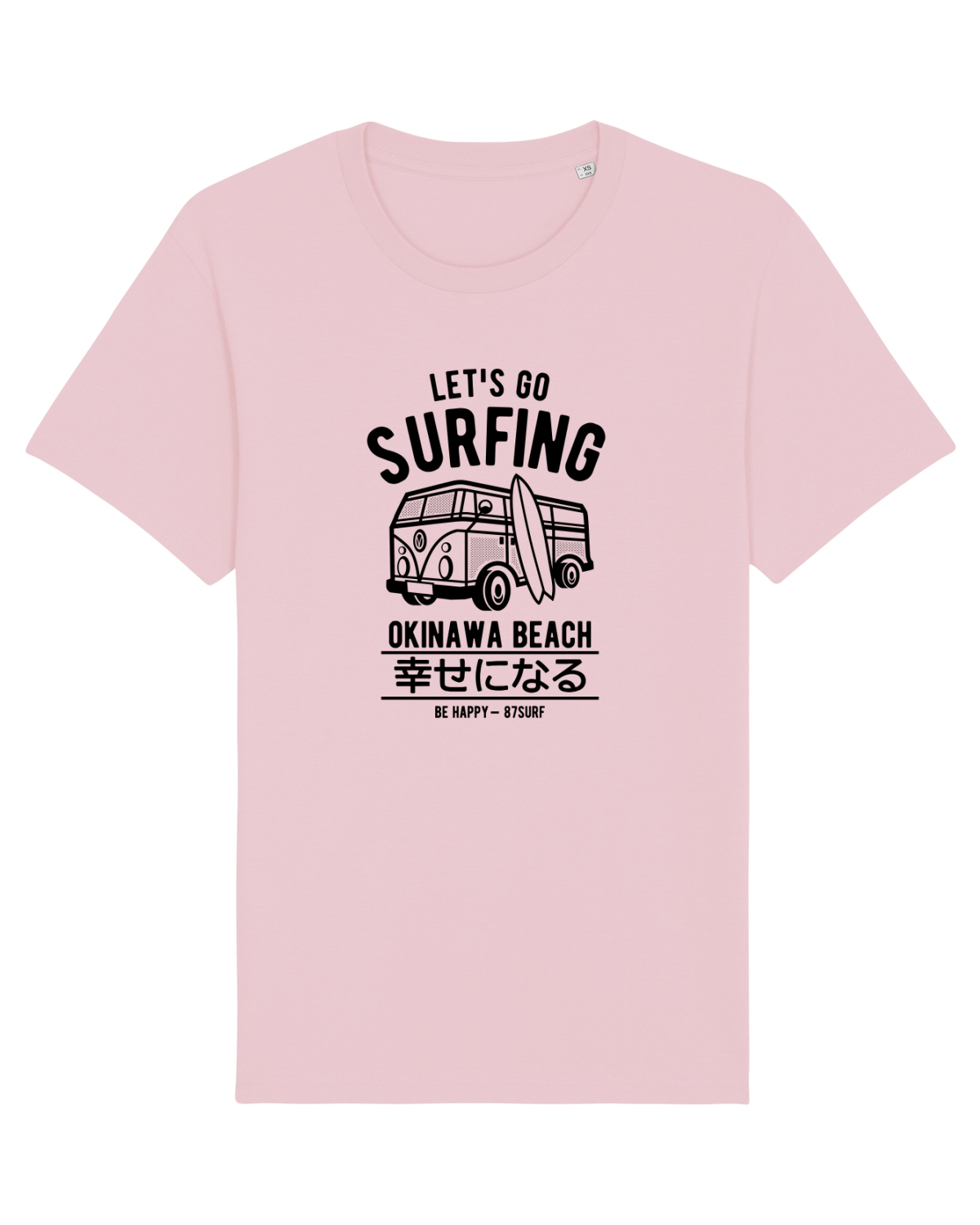 Tricou mânecă scurtă Unisex Rocker Cotton Pink