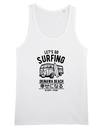 Go Surfing Okinawa Black White