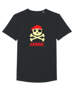 PIRAT Tricou mânecă scurtă guler larg Bărbat Skater