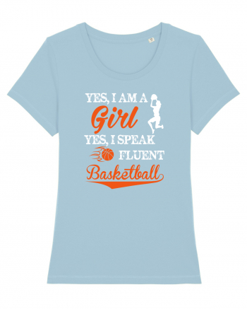 BASKETBALL GIRL Sky Blue