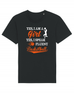 BASKETBALL GIRL Tricou mânecă scurtă Unisex Rocker