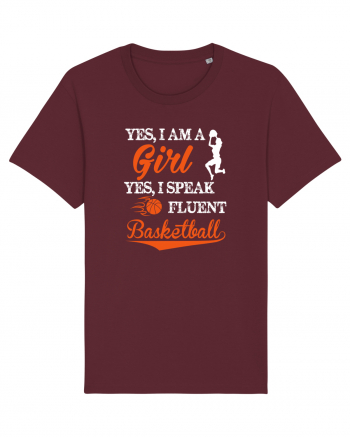 BASKETBALL GIRL Burgundy