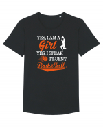 BASKETBALL GIRL Tricou mânecă scurtă guler larg Bărbat Skater