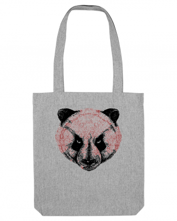 Angry Panda Heather Grey