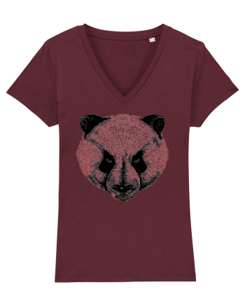 Angry Panda Burgundy