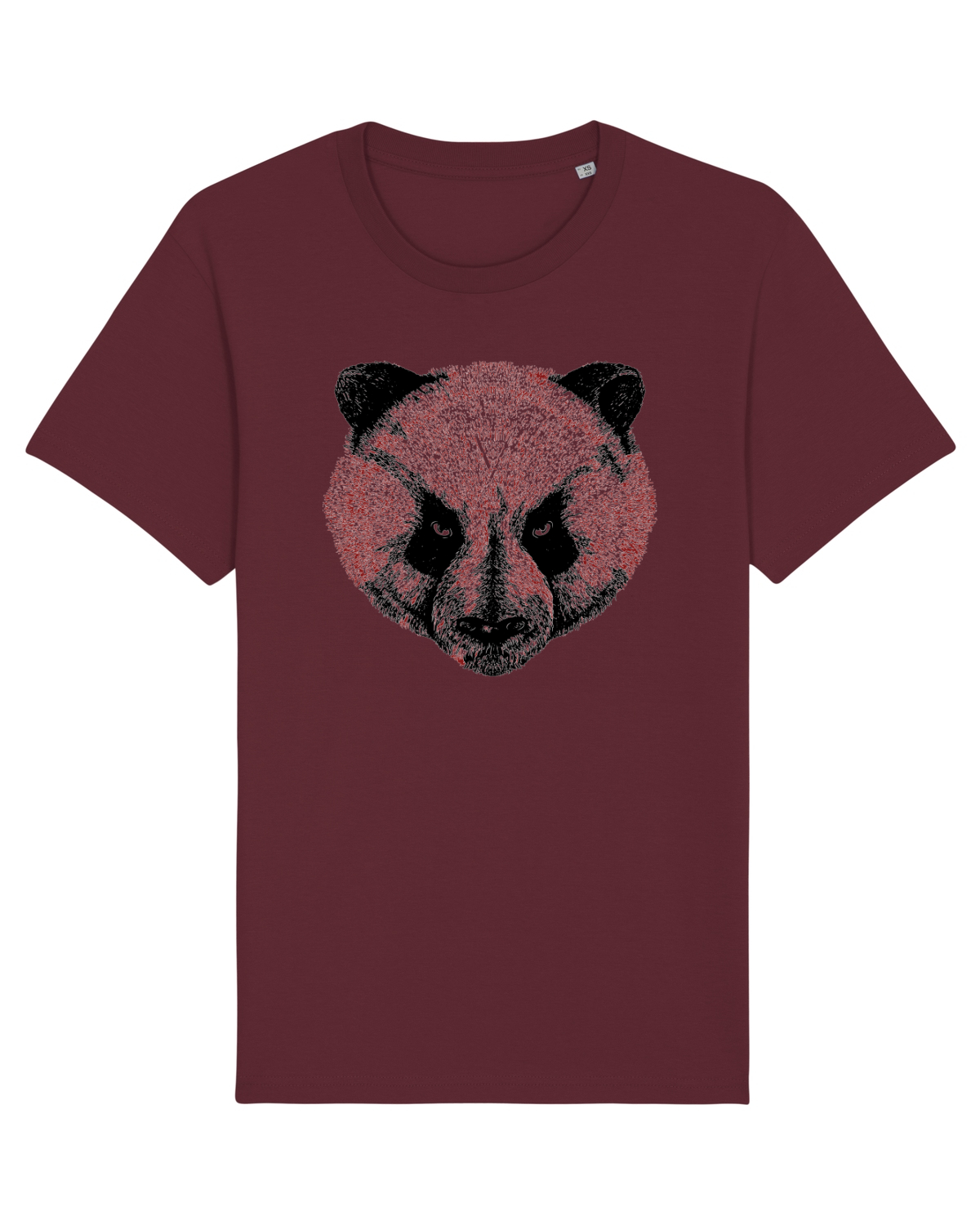 Tricou mânecă scurtă Unisex Rocker Burgundy