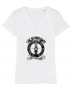 Life Behind Bars Bike Black Tricou mânecă scurtă guler V Damă Evoker