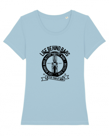 Life Behind Bars Bike Black Sky Blue