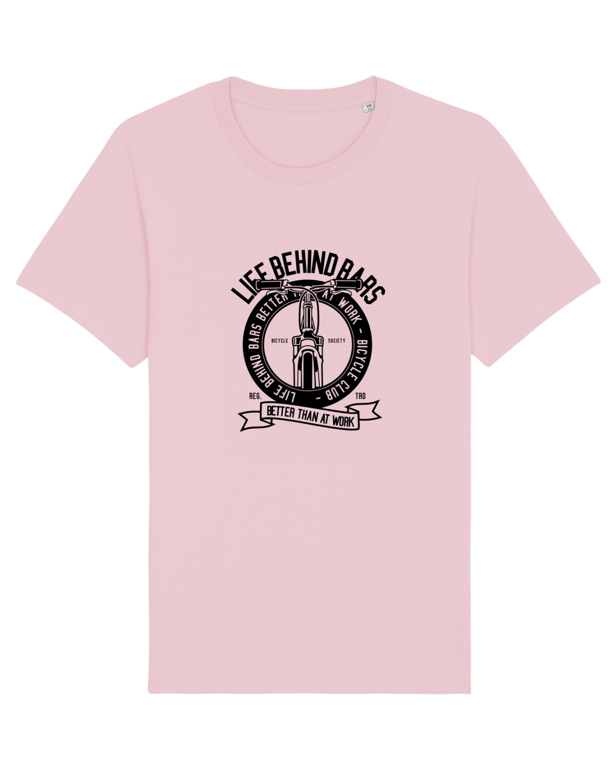Tricou mânecă scurtă Unisex Rocker Cotton Pink