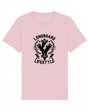 Longboard Lifestyle Black Cotton Pink