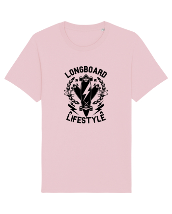 Longboard Lifestyle Black Cotton Pink