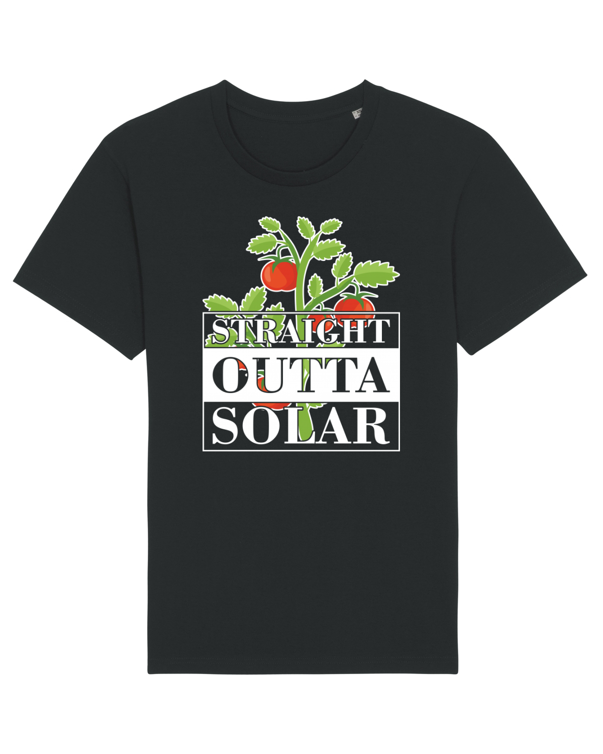 Tricou mânecă scurtă Unisex Rocker Black
