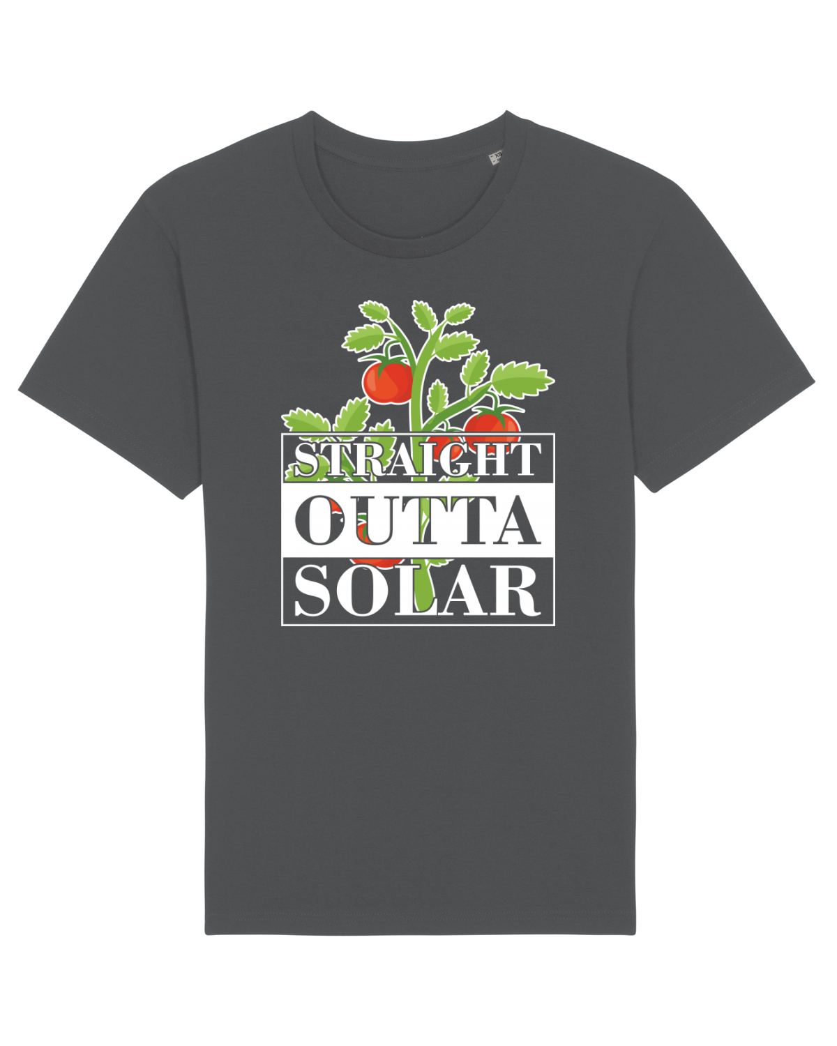 Tricou mânecă scurtă Unisex Rocker Anthracite